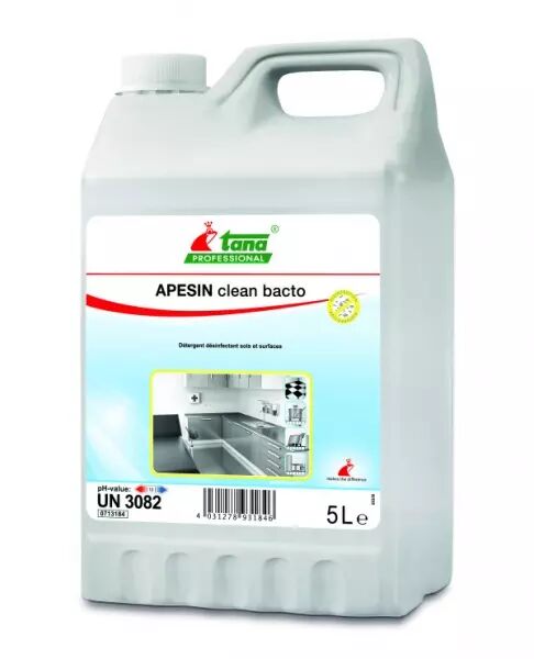 APESIN CLEAN BACTO - D�tergent d�sinfectant sols et surfaces - 5L	