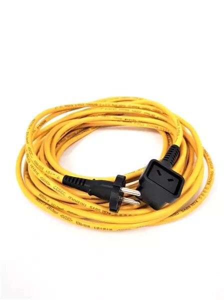 C�ble d\'alimentation jaune pour Aspirateur NUPRO REFLO 180