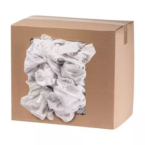 Carton de chiffon blancs 10kg