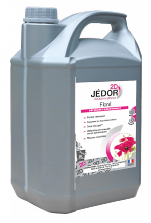 Détergent surodorant sols 2D FLORAL 5L - JEDOR