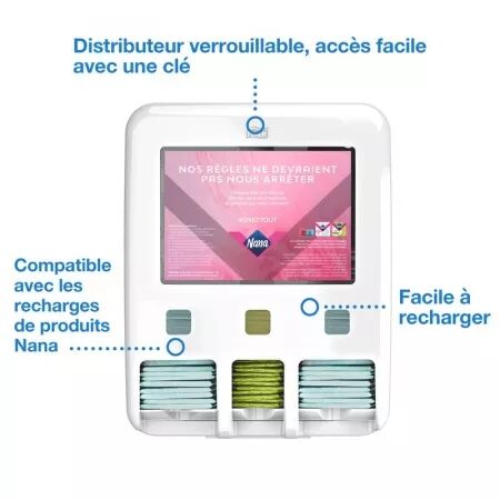 Distributeur TORK hygi&egrave;ne f&eacute;minine