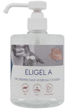ELIGEL GEL HYDROALCOOLIQUE - POMPE 500ML