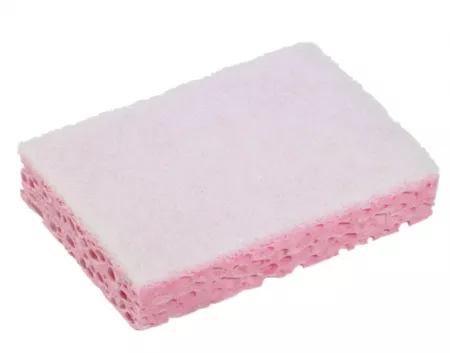 Eponge Sponrex 31 rose grattante douce rectangulaire