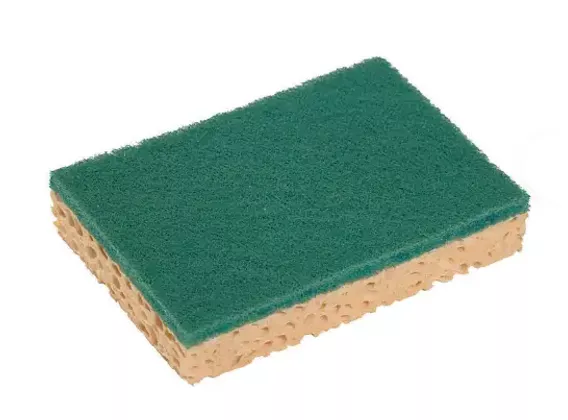 Eponge SPONTEX basic grattante small (blond/vert)