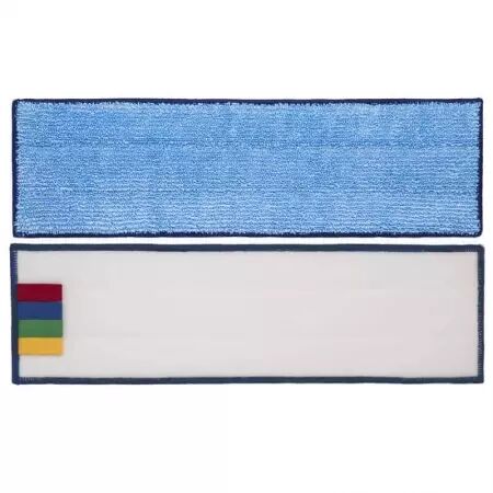 Frange microfibre Classic bleue velcro 40cm