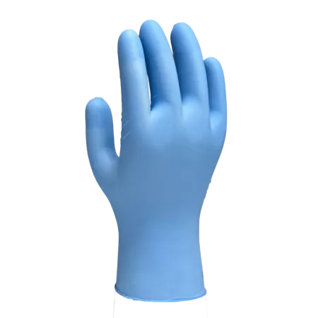 Gants nitriles bleus non poudr&eacute;s taille XLL