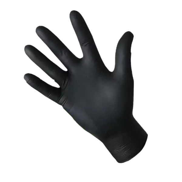 Gants nitriles noirs non poudrs taille S