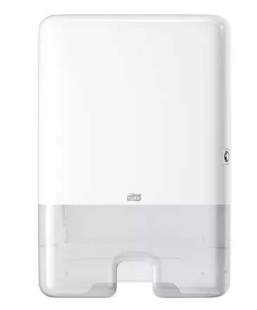 H2 � Distributeur Essuie-mains pli� / interfoli�s � Blanc - Tork
