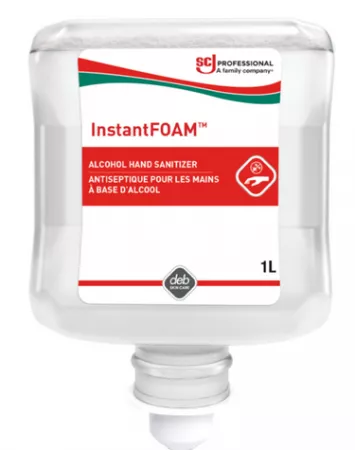 Instant FOAM Complete Mousse hydroalcoolique pour la désinfection des mains et des surfaces 1L - 6 bidons