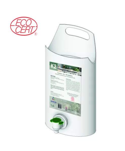 K2 - D�tergent concentr� d�sodorisant 1.5L Citron - ECOCERT