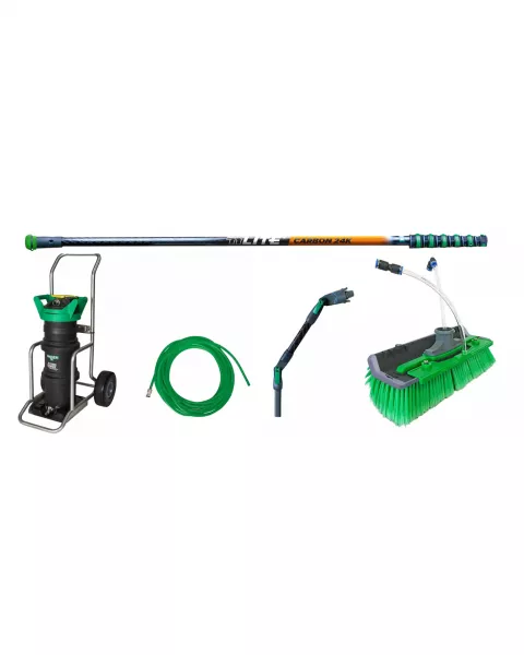 Kit avanc� de nettoyage avec eau pure HydroPower Ultra LC - 3 filtres - perche 8m60