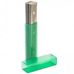 Grattoir Lave-Vitres Double Fonction - Brosse + Raclette Caoutchouc - Pour Fenêtres, Carrelage, Miros - Vert