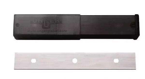 Lames de grattoirs  vitres 10 cm - acier inoxydable