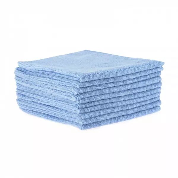 Serpillière microfibre bleue - Paquet de 2