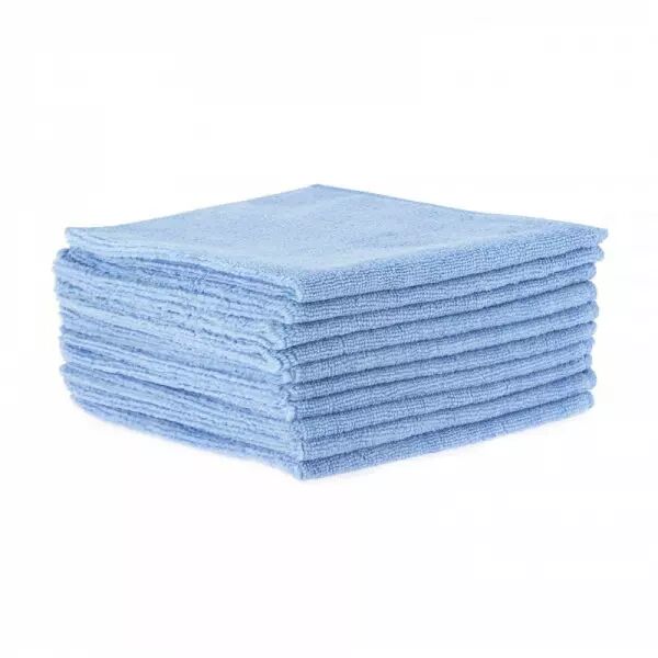 Lavettes microfibres bleues