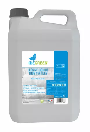 LESSIVE LIQUIDE TOUS TEXTILES 5L - IDEGREEN