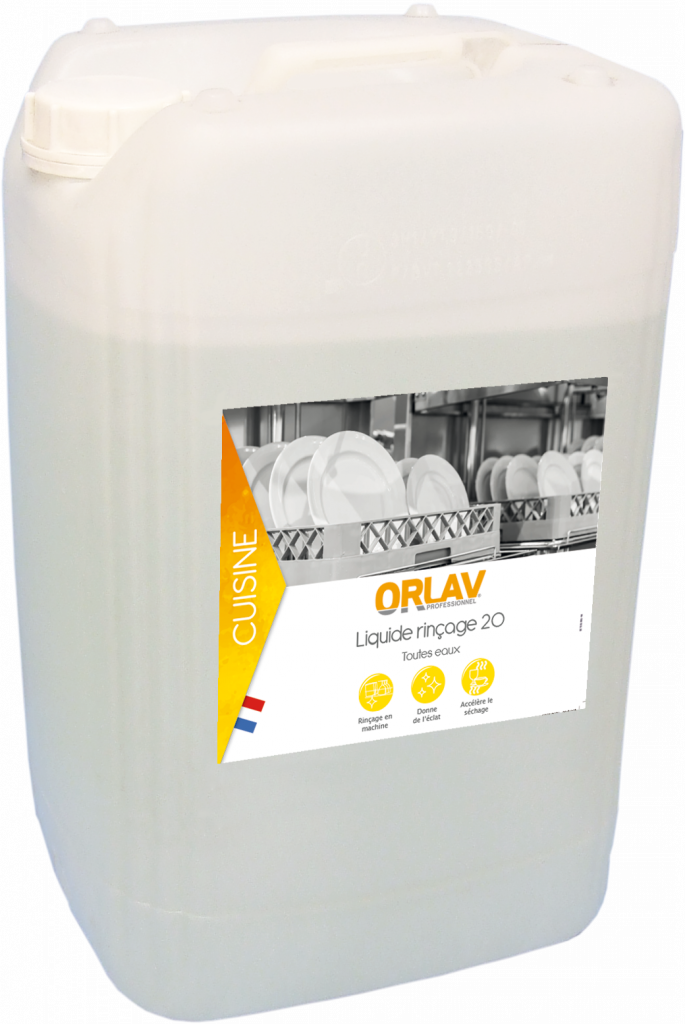 ORLAV liquide de rinçage lave vaisselle 5L