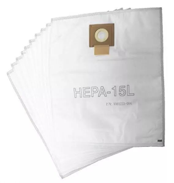 Lot de 10 sacs d\'aspirateur 15L synthtiques
