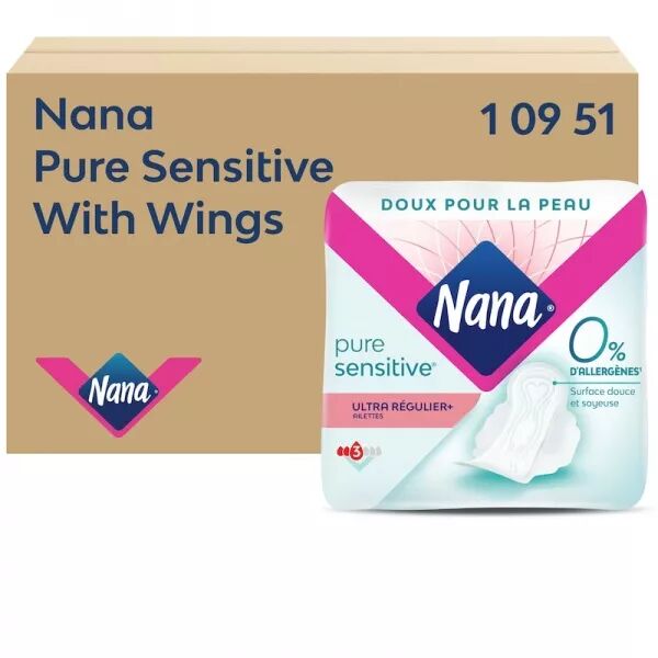 Lot de 250 serviettes hygi�niques NANA
