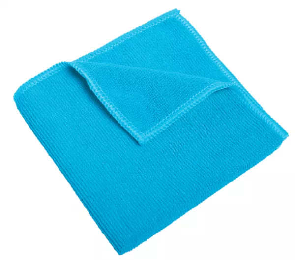 Microfibre recycl�e bleue 200g/m� - 36x38cm - Sachet de 10