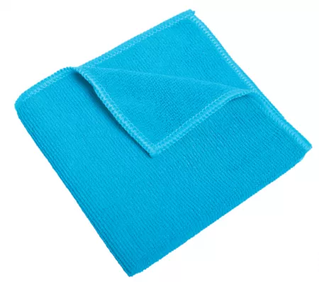Microfibre recyclée bleue 200g/m² - 36x38cm - Sachet de 10
