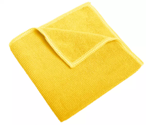 Microfibre recycl�e jaune 200g/m� - 36x38cm - Sachet de 10
