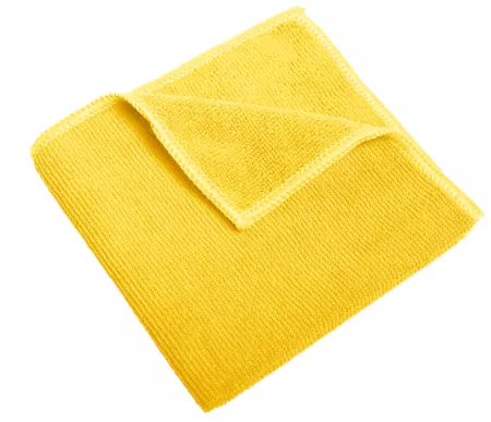 Microfibre recyclée jaune 200g/m² - 36x38cm - Sachet de 10