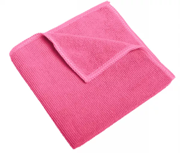 Microfibre recycl�e rose 200g/m� - 36x38cm - Sachet de 10