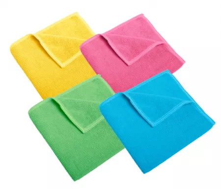 Microfibre recyclée verte 200g/m² - 36x38cm - Sachet de 10
