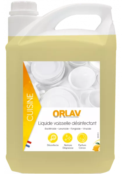 ORLAV - Liquide vaisselle d�sinfectant 5L