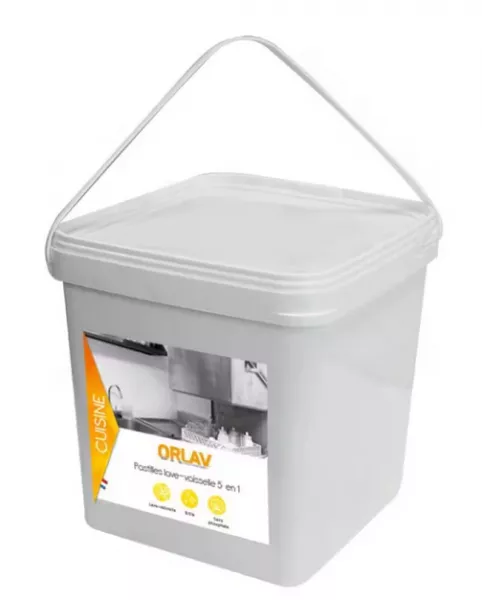 PASTILLES LAVE VAISSELLE 5 EN 1 - SEAU DE 3 KG