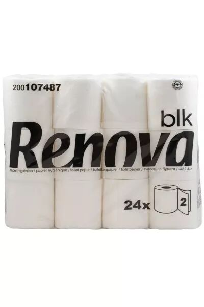 Petit rouleau Papier toilette m�nager - 2 plis - 24 rouleaux