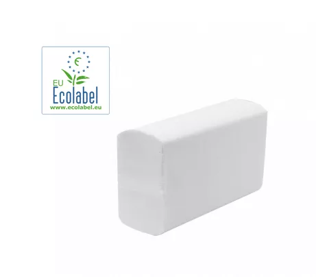Pli� W - Essuie-Mains - 2 plis pure ouate - 21 x 30 - PURE OUATE 25x 125 formats = 3125 feuilles