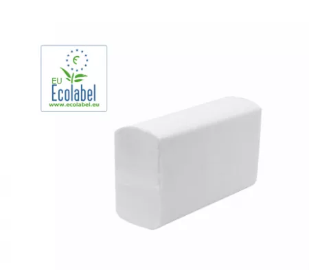 Plié W - Essuie-Mains - 2 plis pure ouate - 21 x 30 - PURE OUATE 25x 125 formats = 3125 feuilles