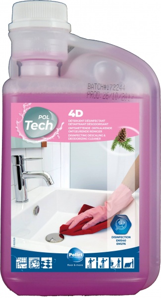 Gel WC détartrant désinfectant désodorisant : 4D Scale - HTS BIO