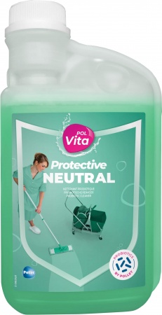 POLVITA PROTECTIVE NEUTRAL 1L doseur Nettoyant probiotique protecteur sols et surfaces