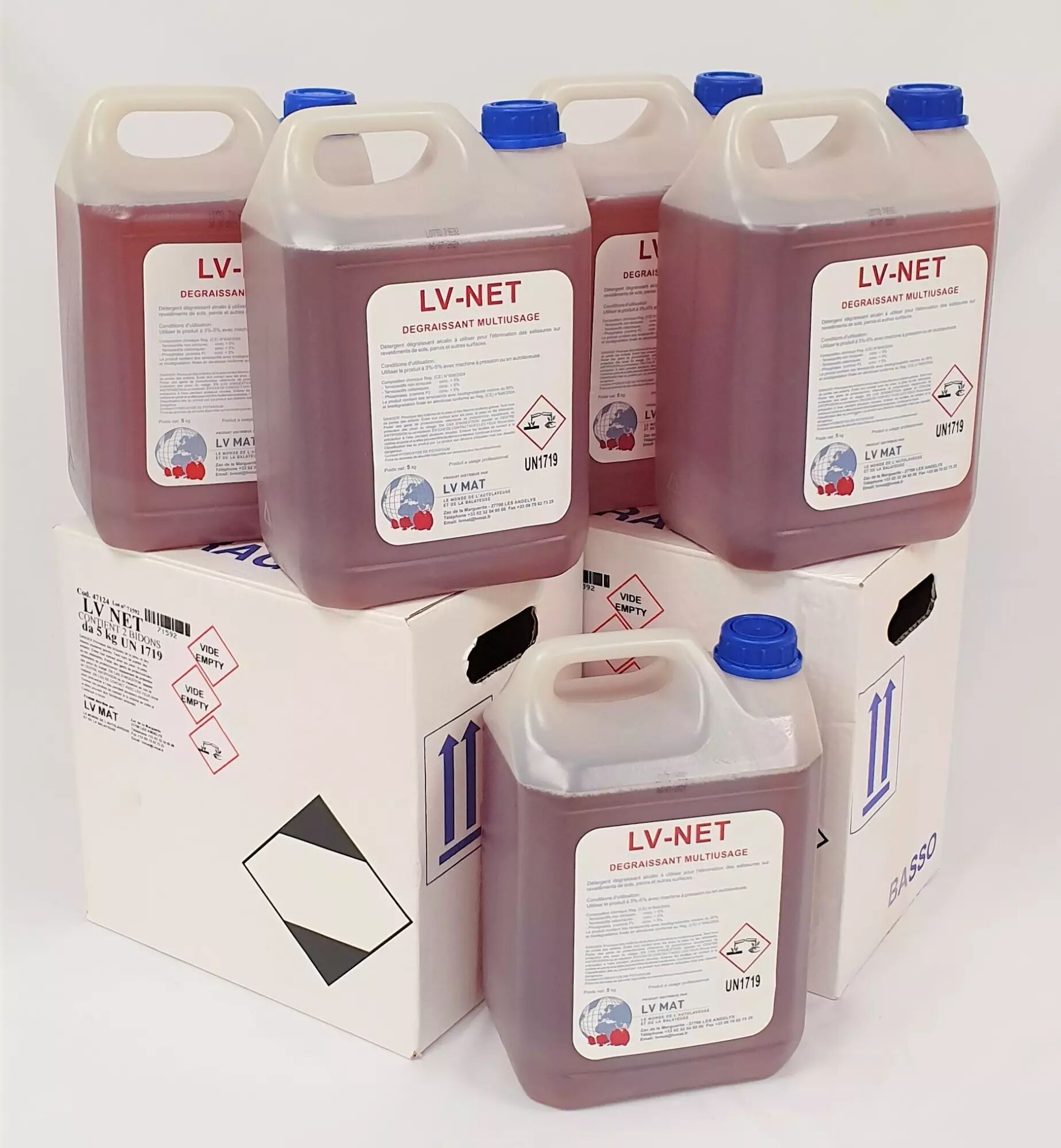 DEGRAISSANT NETTOYANT MULTISURFACES - 4X5L - Laboratoires Humeau