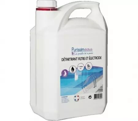 PURISSIM\'EAU - DETARTRANT PLAGES ET BASSINS, FILTRES ET ELECTRODES - 5L