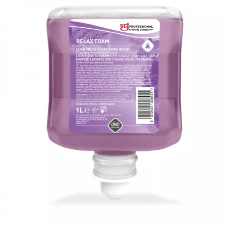 Relax Foam - Mousse lavante riche mains et corps 1L