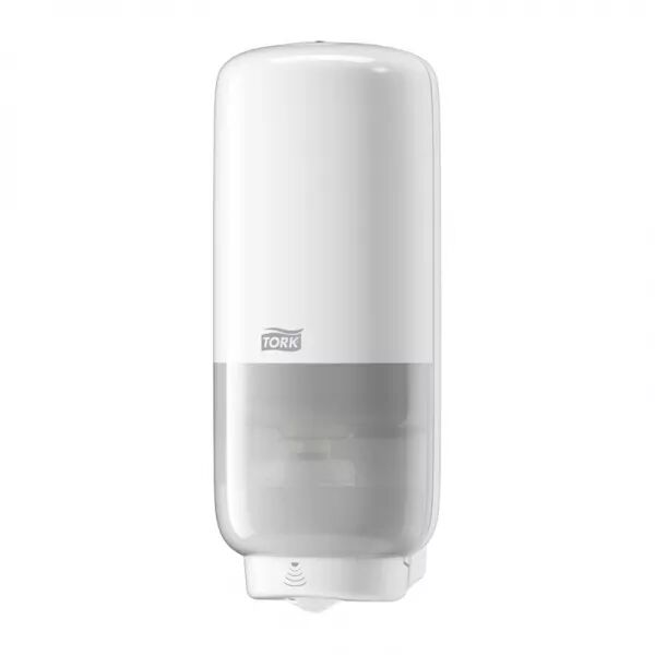 S4 - Distributeur savon automatique mousse et liquide TORK - Blanc