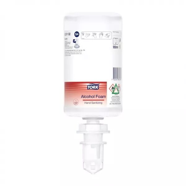 S4 - Mousse hydro-alcoolique d�sinfectante pour les mains TORK