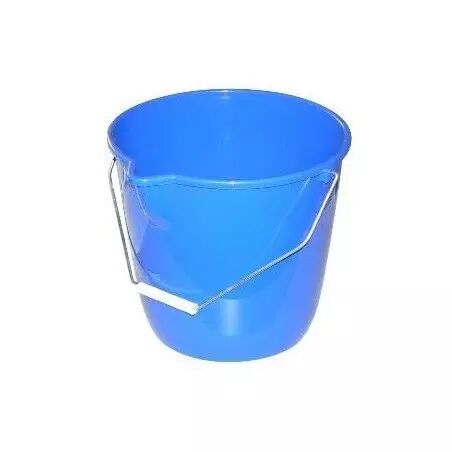 Seau bleu 10L avec bec verseur