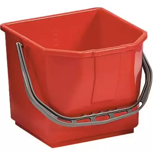 Seau rouge 15 litres avec anse	