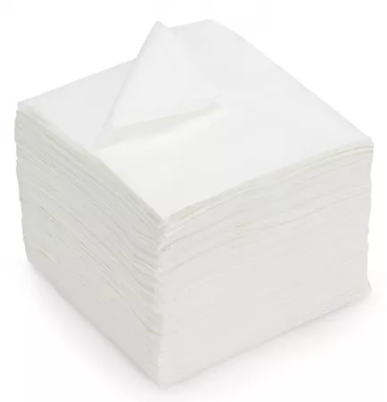 SERVIETTES BLANCHES HARM PURE OUATE 2P 30x30  (30 paquets de 100 serviettes)