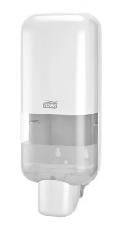Tork Distributeur de savon et de désinfectant blanc S4